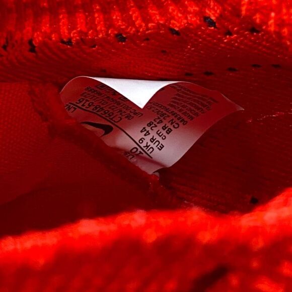 Nike Alpha Menace Elite 3 Football Cleats University Red CT6648-616 Mens size 10 - Picture 11 of 12